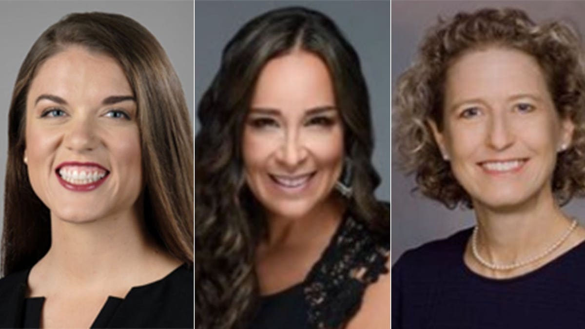 From left to right: Esther Joy King, Monica De La Cruz-Hernandez and Jen Kiggans, candidates who have been endorsed by the Republican PAC Winning for Women.