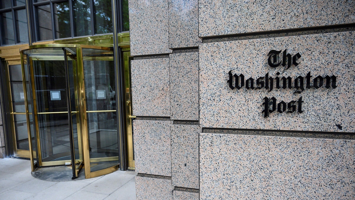 The Washington Post building entrance