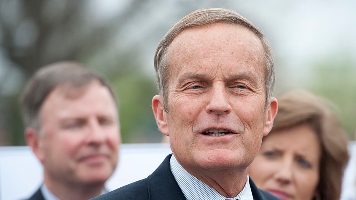 Rep. Todd Akin, R-Mo., speaks during a news conference on the new Health and Human Services Department abortion rule on Wednesday, March 21, 2012. (Photo By Bill Clark/CQ Roll Call)