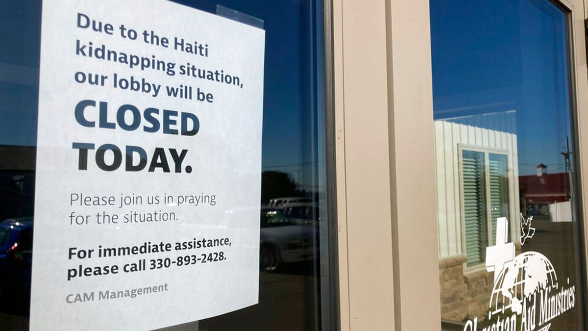 The Christian Aid Ministries headquarters in Berlin, Ohio, is closed Monday, Oct. 18, 2021, due to kidnappings in Haiti.