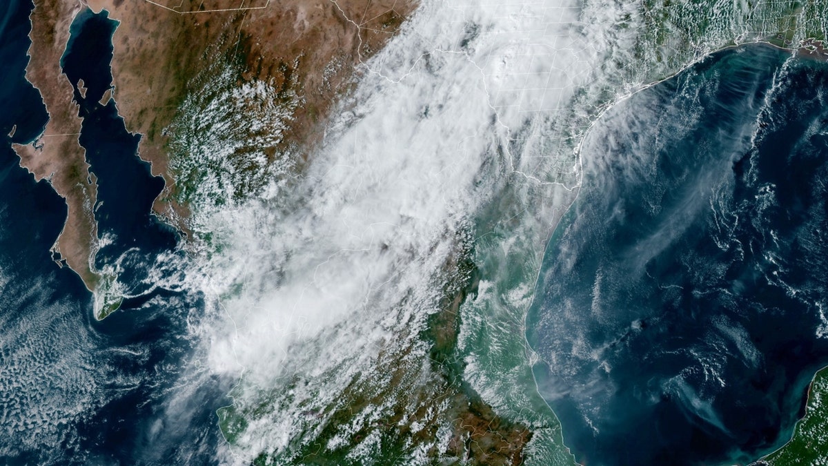 A NOAA satellite image of Hurricane Pamela
