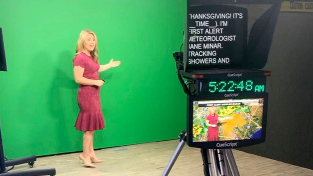 Jane Minar (seen here at WFXG FOX54) left an on-air position in Augusta, Georgia for a behind-the-scenes role at FOX Weather. It worked out, as she was promoted to on-air meteorologist before the FOX Weather even launched.  