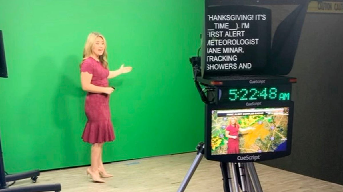 Jane Minar (seen here at WFXG FOX54) left an on-air position in Augusta, Georgia for a behind-the-scenes role at FOX Weather. It worked out, as she was promoted to on-air meteorologist before the FOX Weather even launched. ?