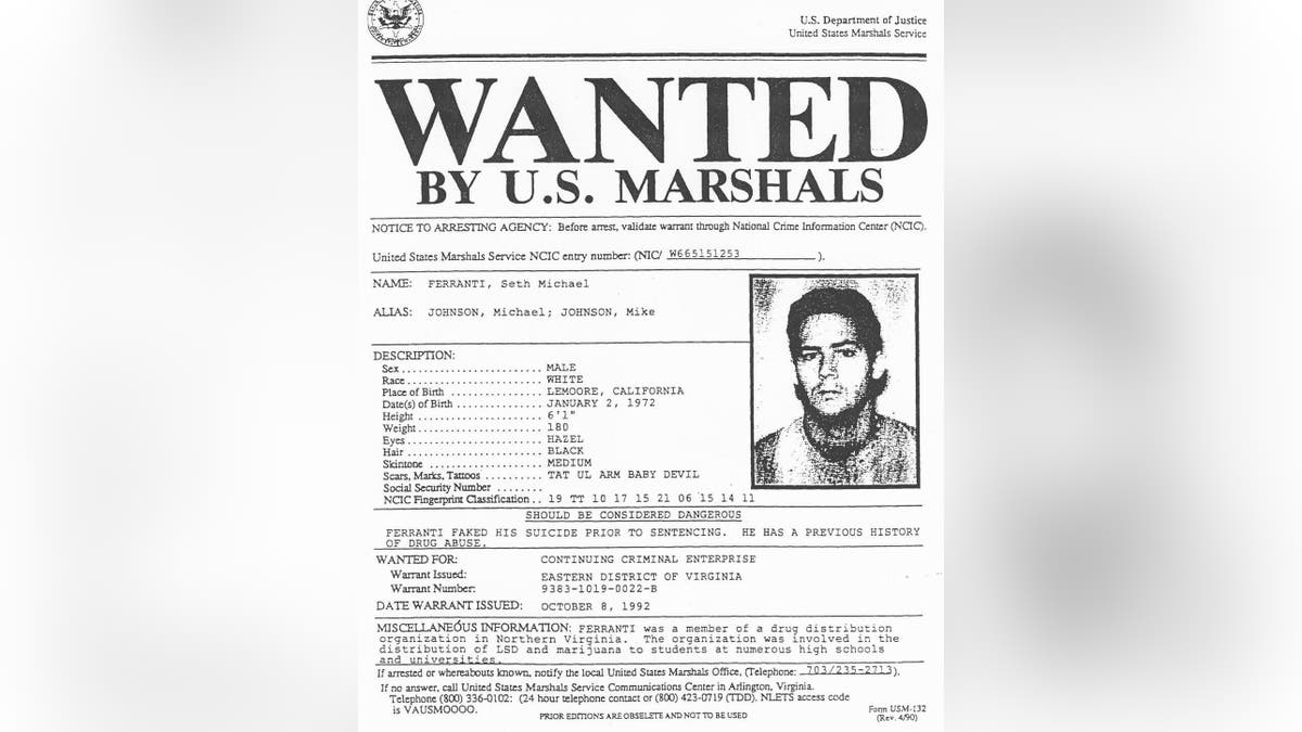 Seth Ferranti Wanted Poster