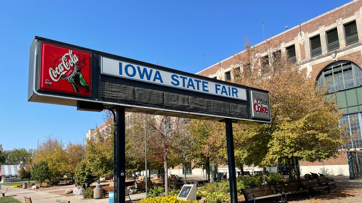 Iowa State Fair sign