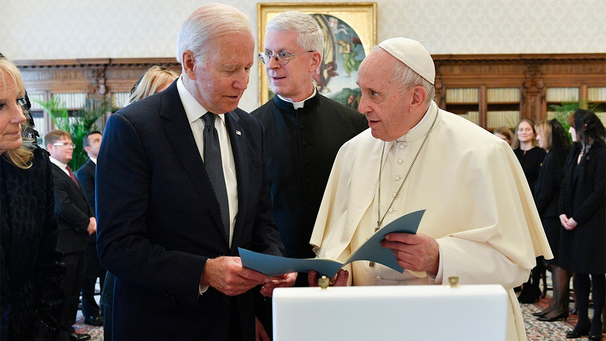 Biden and Pope Francis