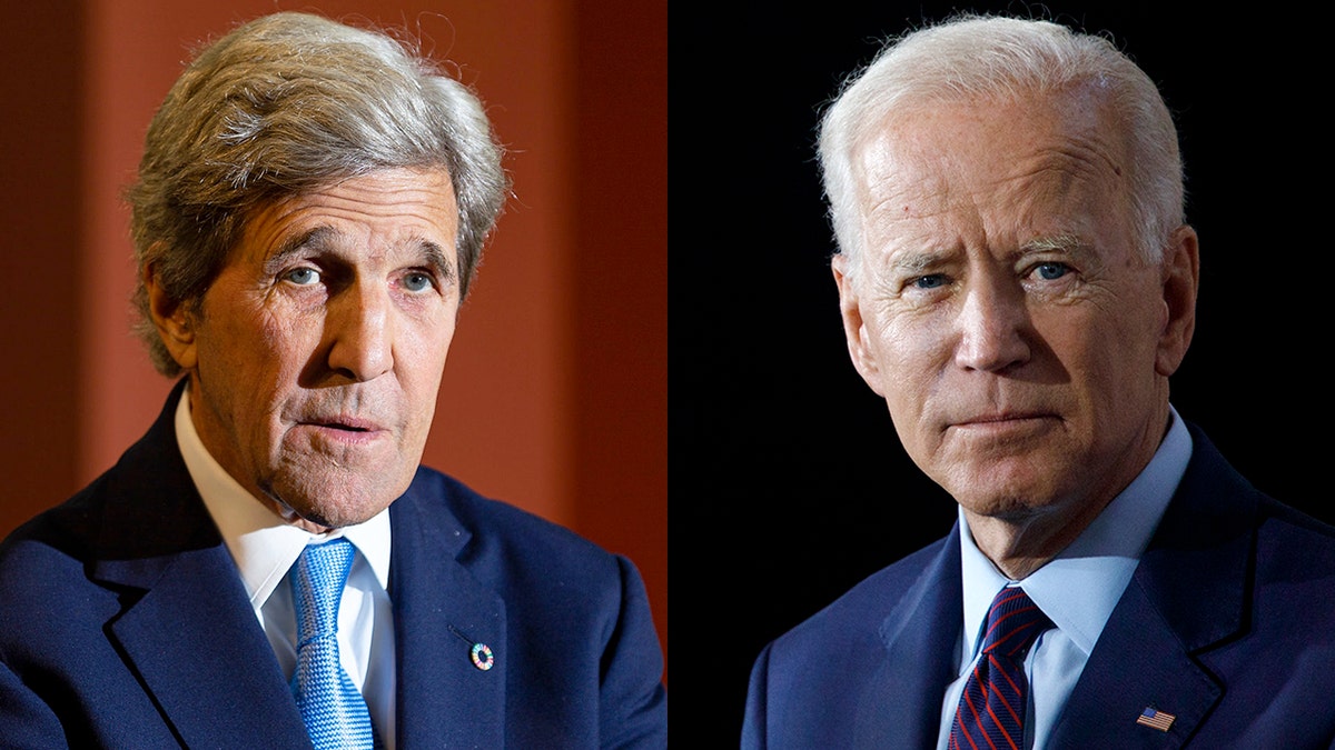 John Kerry and President Biden