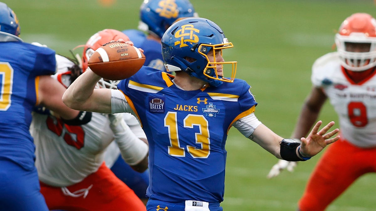 South Dakota State Jackrabbits quarterback Keaton Heide.