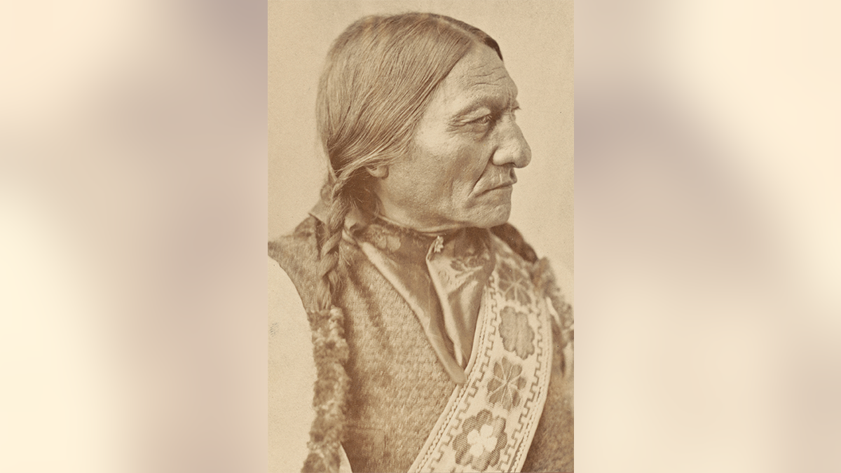 Famed 19th-century Native American leader Sitting Bull, who died in 1890, is seen in this picture from 1885.