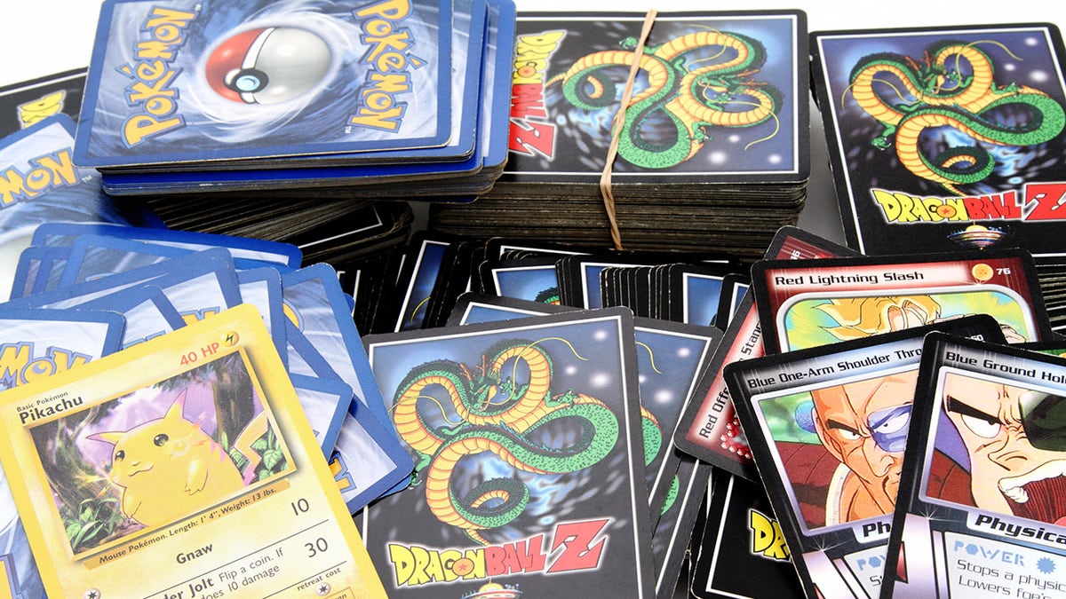 Pokemon trading card display