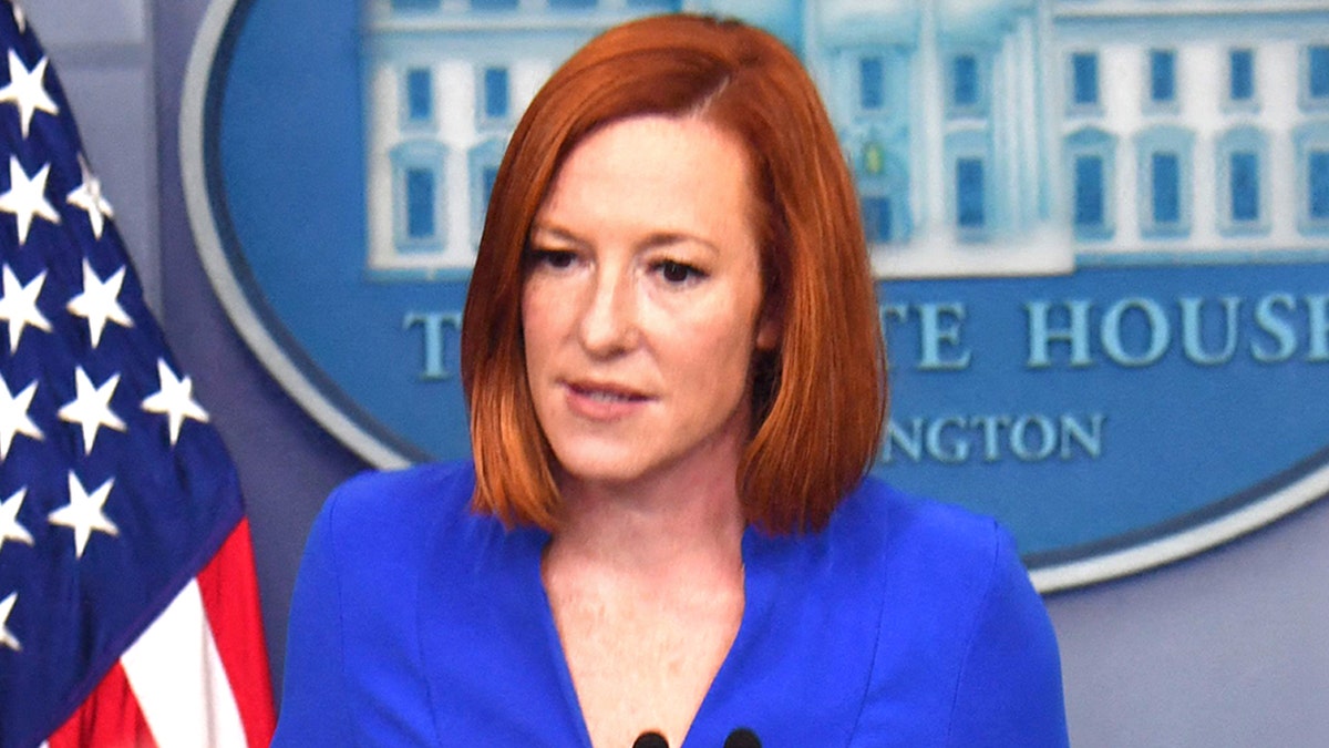 Press secretary Jen Psaki at White House