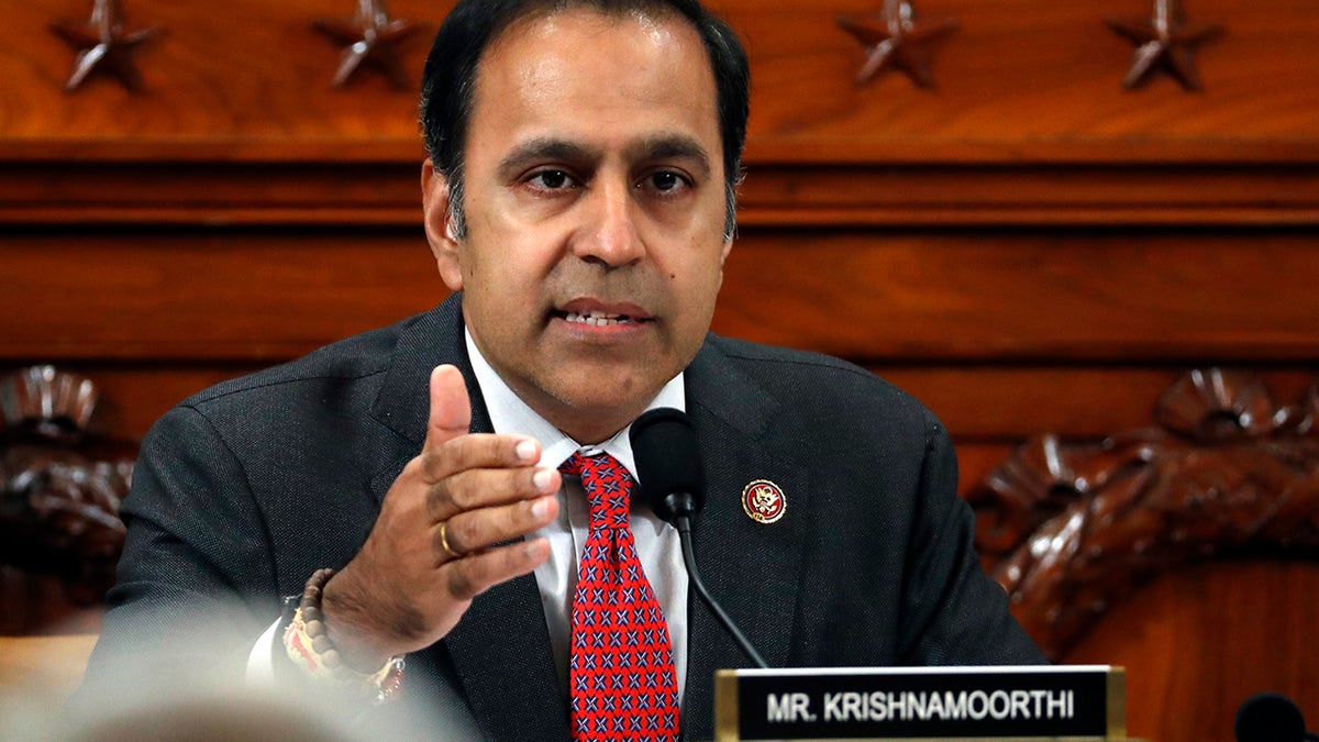 Rep. Raja Krishnamoorthi, Illinois Democrat 