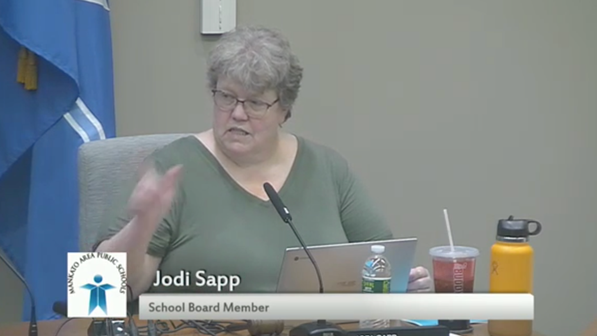 "If you don't give your address, you can't speak," school board president Jodi Sapp said Oct. 18.