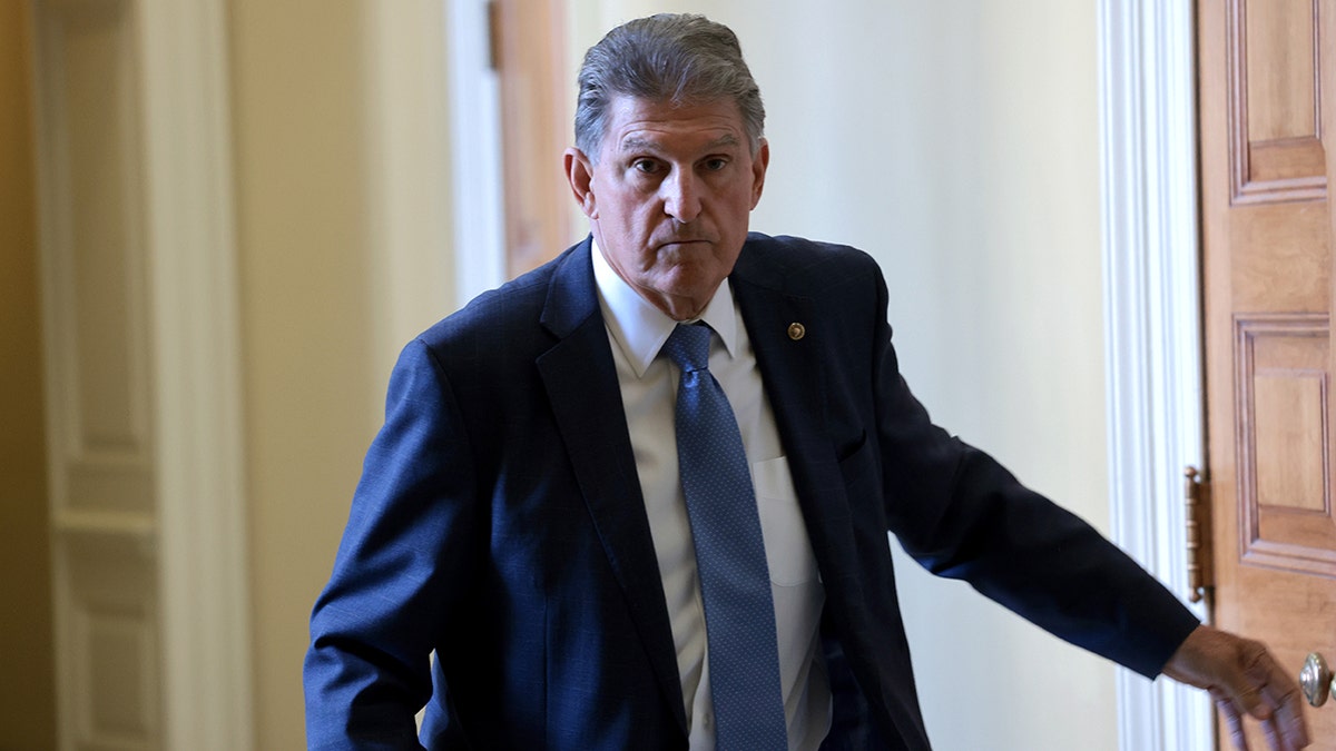 Sen. Joe Manchin in the Capitol