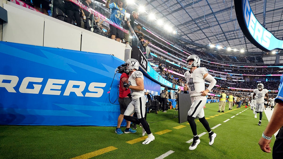 Chargers Raiders from @sofistadium today 