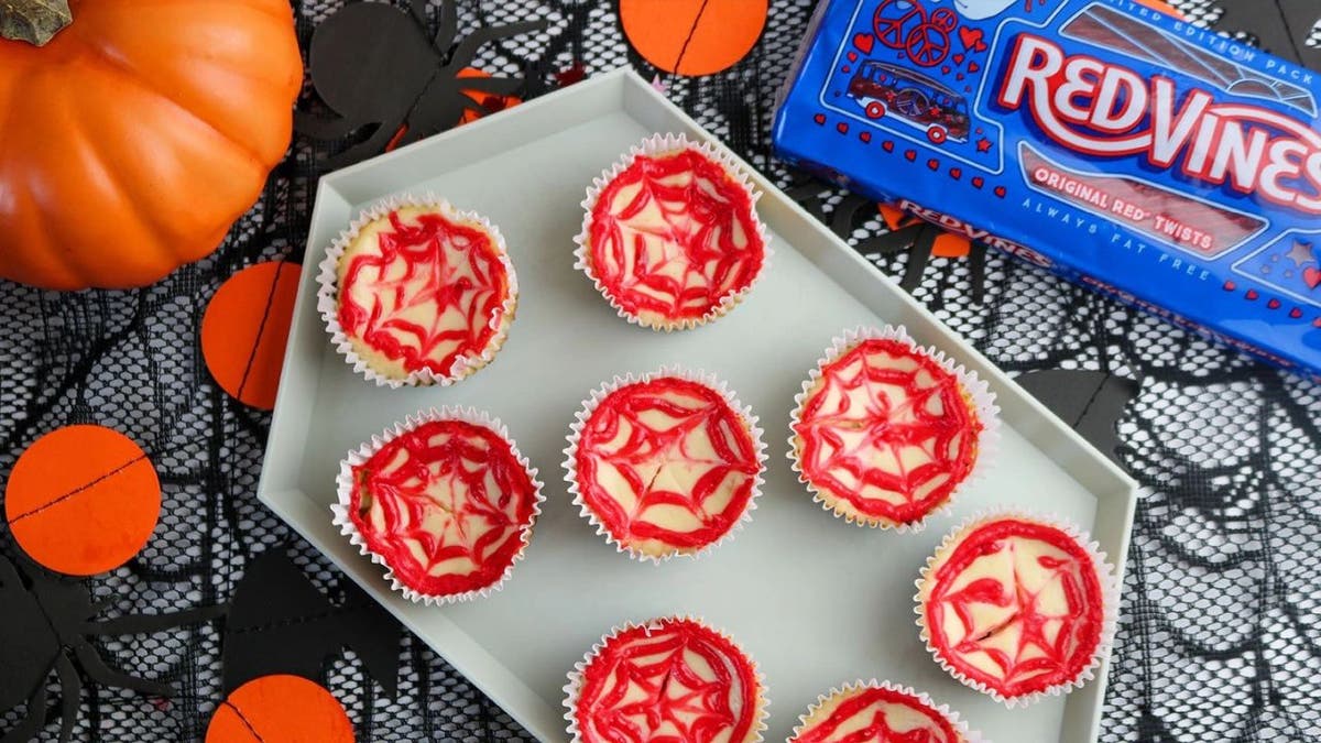 Looking for some knockout Halloween treats? The American Licorice Company has got you covered with their cheesecake and red licorice cupcakes.