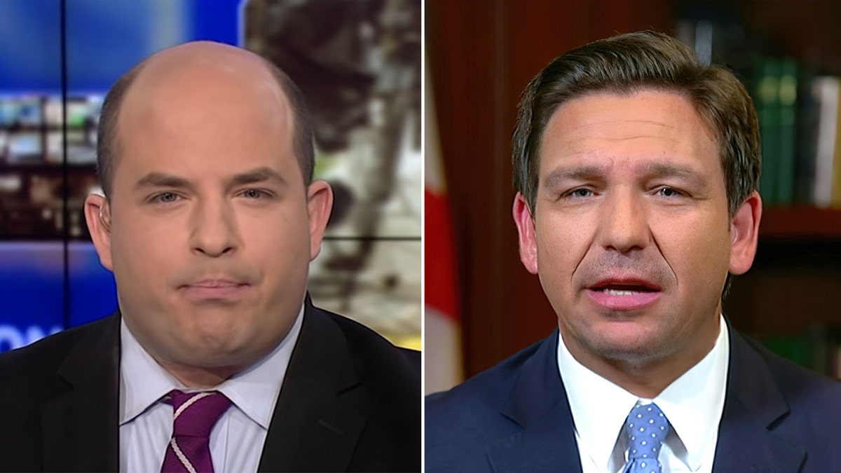 CNN’s Brian Stelter attempted to jab Florida Gov. Ron DeSantis, but it didn’t go so well. 