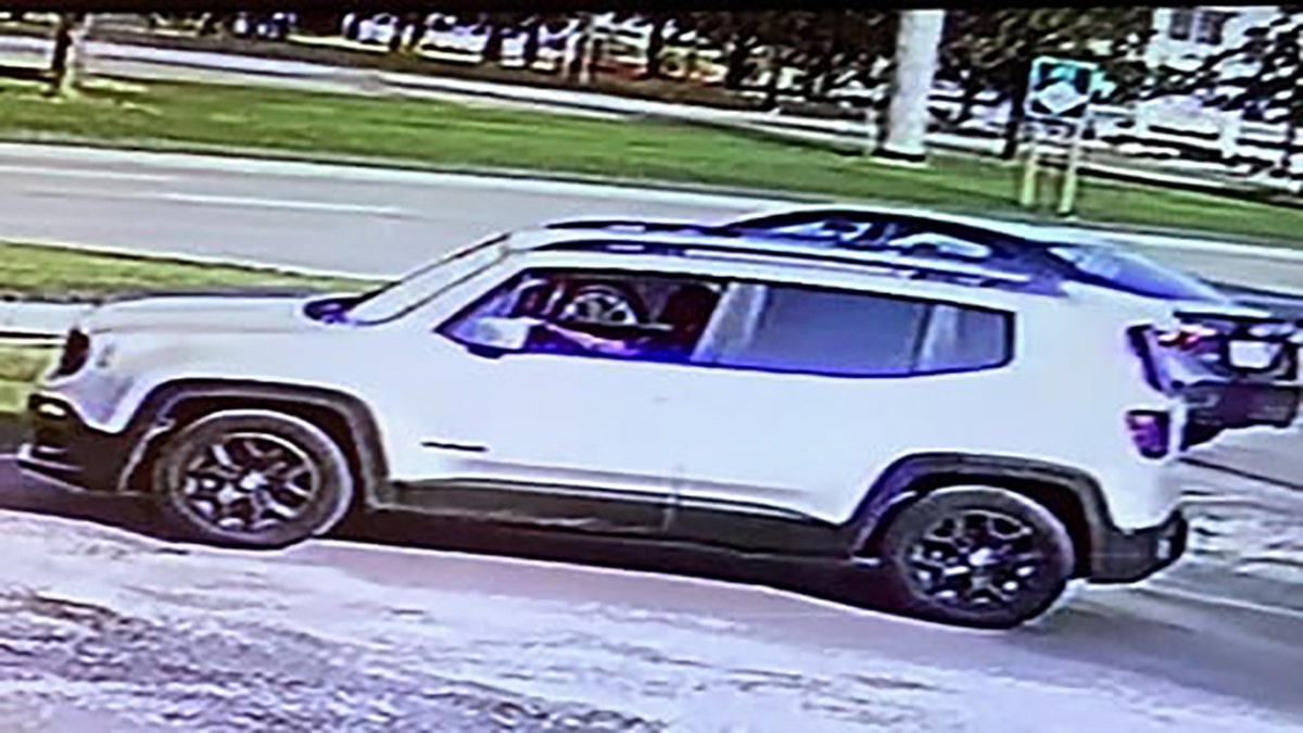 Police released a photo of the Jeep Renegade they said was used in the abduction of the girl, 9, Sunday in the Detroit-area. (Farmington Hills Police Department)
