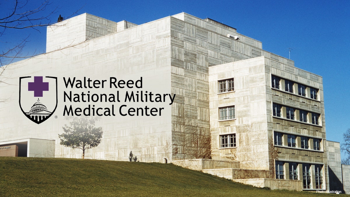 Part of the Walter Reed Army Medical Center (WRAMC) in Washington, DC, USA, circa 1960. 