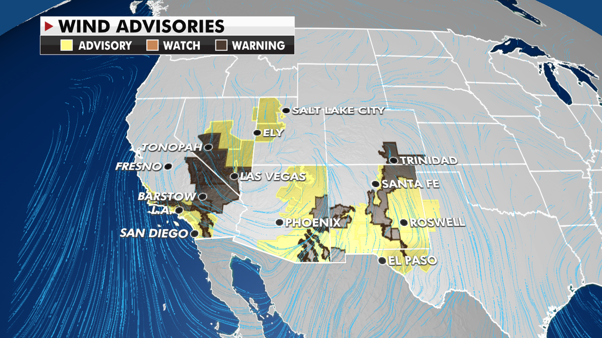 Wind across the West