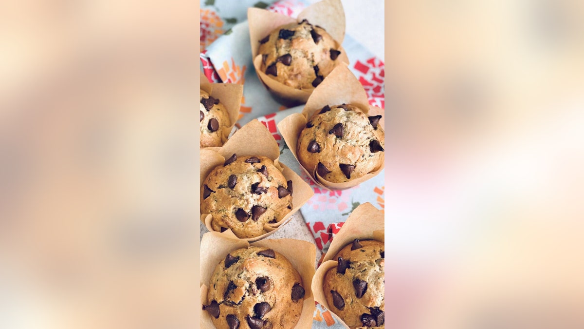 If you’re looking for a versatile sweet treat to make at home, the zucchini chocolate chip muffins from food blog Quiche My Grits are for you.