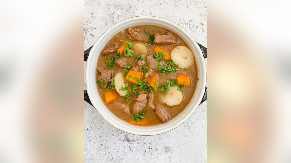 Amanda Hay's beef stew recipe is so easy, it only takes 10 minutes to prep.