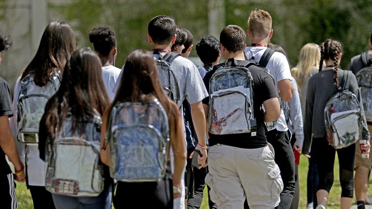school clear backpacks students