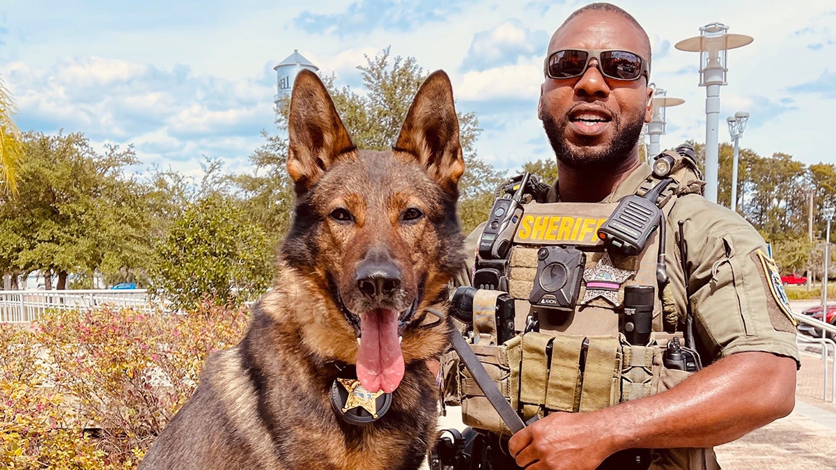 K-9 Deputy First Class Marcus Dawson responded to the home in the west section of Palm Coast after a neighbor reported that a fire appeared to have broken out in the kitchen, the Flagler County Sheriff’s Office said. 