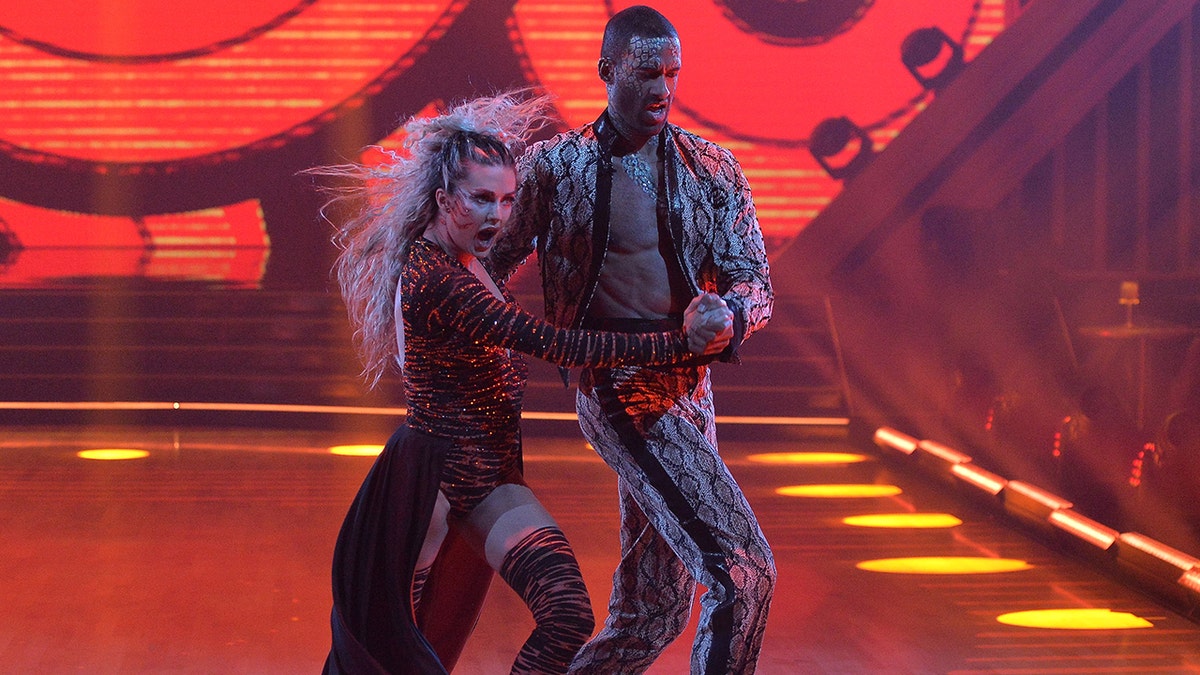 Matt James and Lindsay Arnold were one of two pairs sent home on ‘Dancing with the Stars’ on Monday.