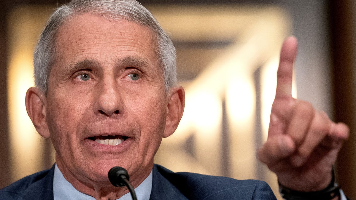 Dr. Anthony Fauci, director of the National Institute of Allergy and Infectious Diseases, speaks during a Senate Health, Education, Labor, and Pensions Committee hearing at the Dirksen Senate Office Building in Washington, D.C., U.S., July 20, 2021. Stefani Reynolds/Pool via REUTERS     TPX IMAGES OF THE DAY