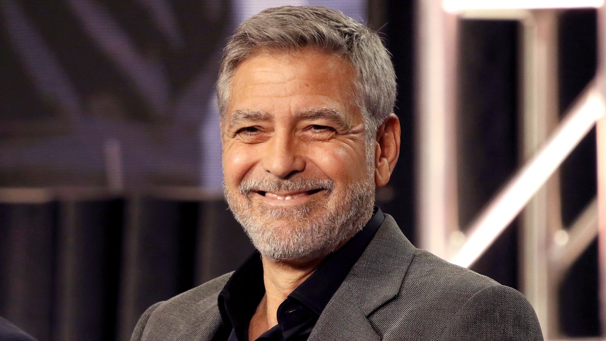 George Clooney smiling