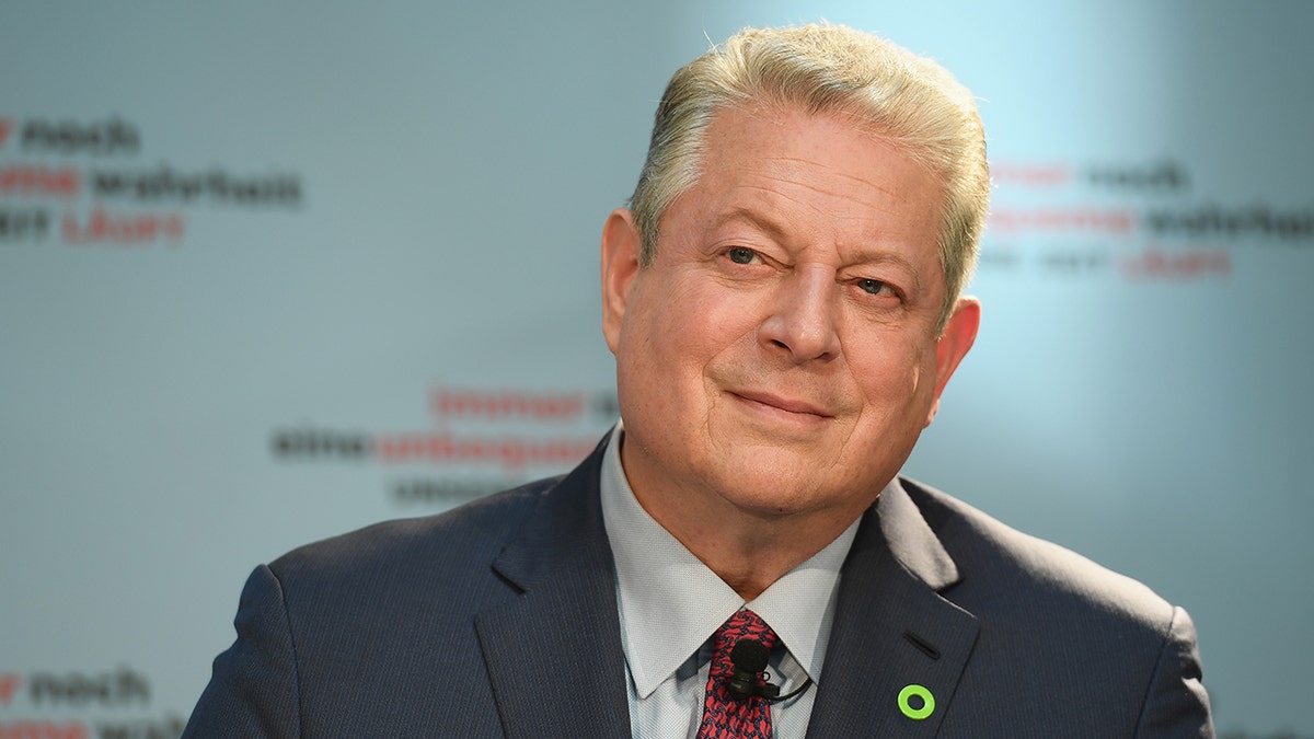 Former Vice President Al Gore attends a press conference for "An Inconvenient Sequel: Truth to Power" at Hotel Adlon in August 2017 in Berlin.  