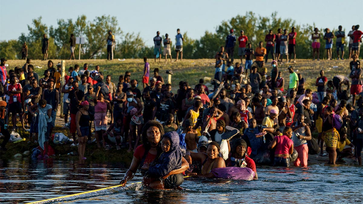 Migrants at the US-Mexico border