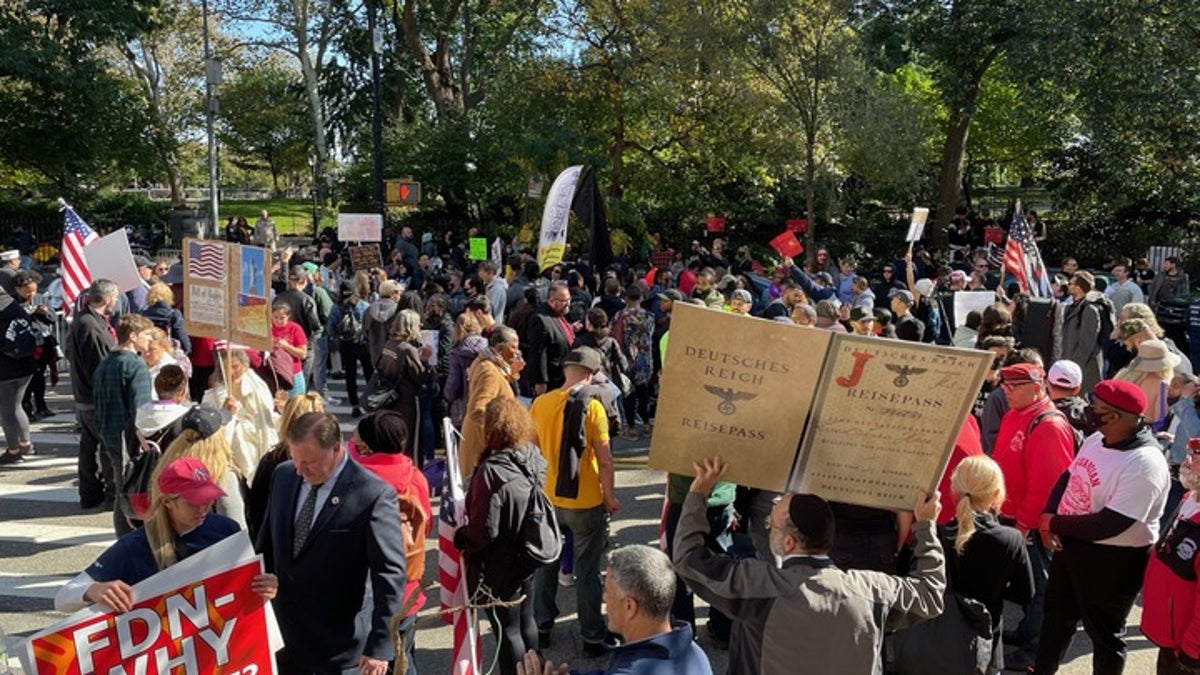 FDNY COVID Vaccine Protest NYC