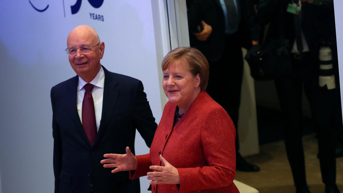 WEF Chairman and German Chancellor