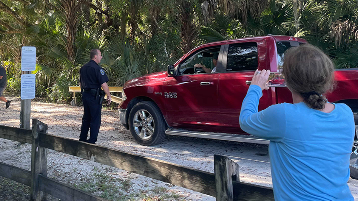 Chris Laundrie at Myakkahatchee Creek Environmental Park, near the T. Marby Carlton Jr. Memorial Reserve (Fox News)