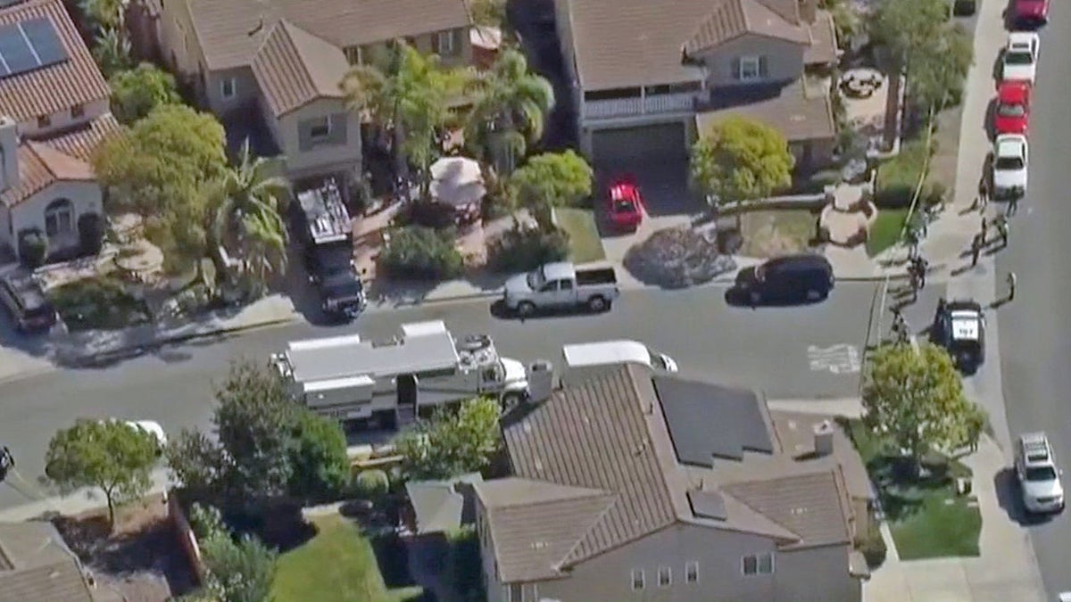 A SWAT team set off a flashbang before arresting Larry Millete in his Chula Vista neighborhood. 