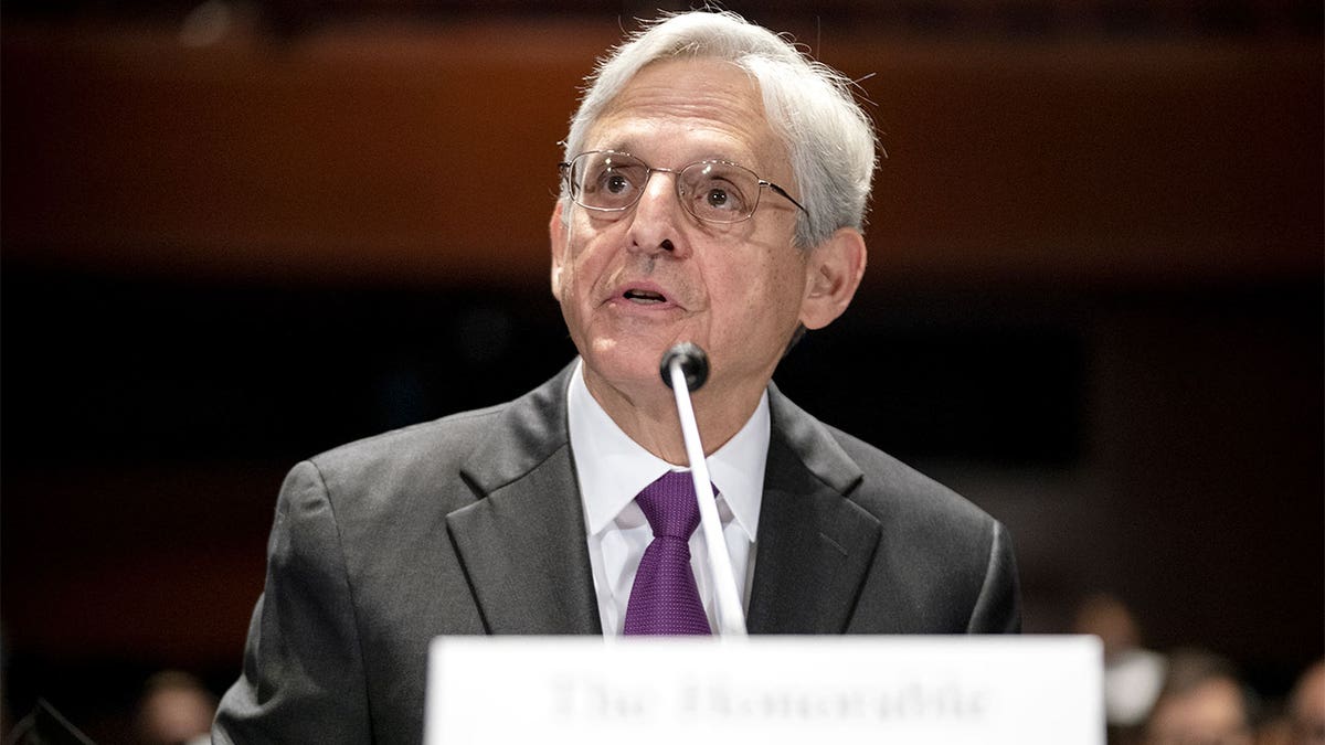 Merrick Garland at a House hearing