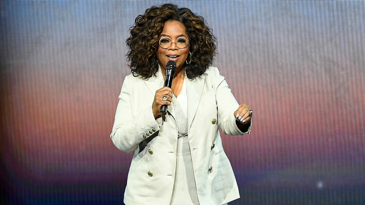 Oprah Winfrey speaks during Oprah's 2020 Vision: Your Life in Focus Tour presented by WW (Weight Watchers Reimagined) at Chase Center on February 22, 2020 in San Francisco, California.