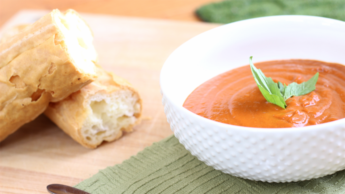roasted tomato red pepper soup