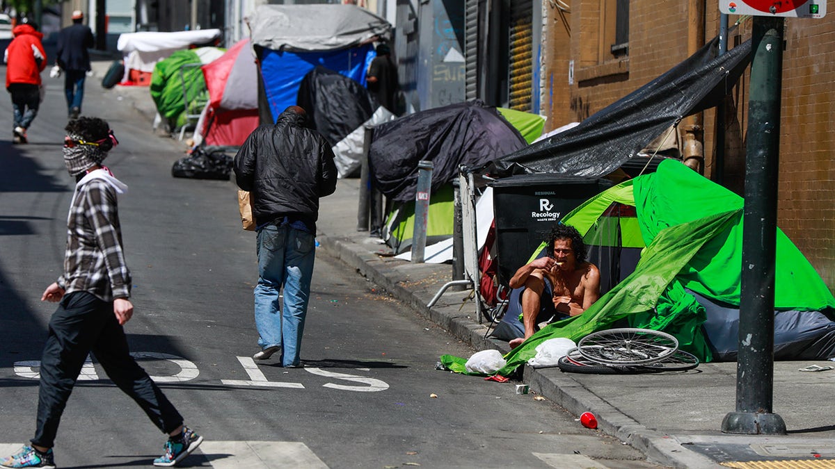 Homeless people in San Francisco