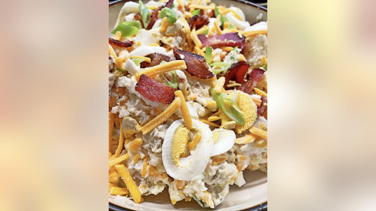 Alicia Shevetone, the cookbook author and creator of Dink Cuisine, shares her bacon potato salad recipe with Fox News.