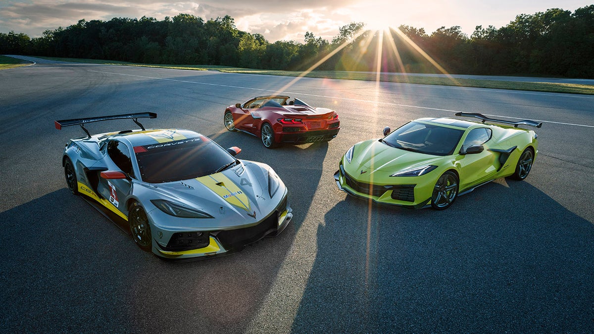 The Z06's design and engineering were inspired by the C8.R competition car.