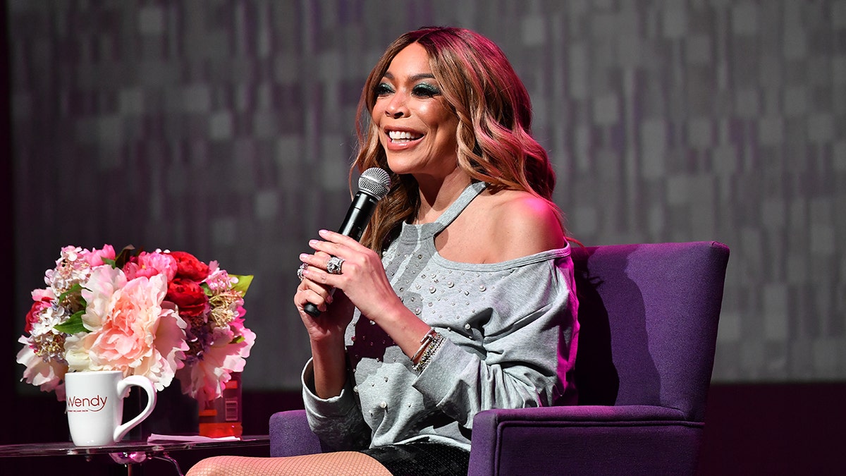 Television personality Wendy Williams speaks onstage during her celebration of 10 years of "The Wendy Williams Show" at The Buckhead Theatre on Aug. 16, 2018, in Atlanta, Georgia. (Photo by Paras Griffin/Getty Images)
