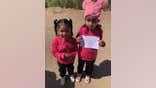 Two young girls were found wandering alone.