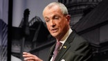 This photo from Tuesday, Oct. 12, 2021, shows Gov. Phil Murphy, D-N.J., during a gubernatorial debate at Rowan University in Glassboro, N.J. Murphy moved New Jersey to the left since he won election four years ago, but goes under a test that Democrats have not passed in recent years as he goes up against Republican challenger Jack Ciattarelli in this year's race for governor. (AP Photo/Frank Franklin II, Pool)