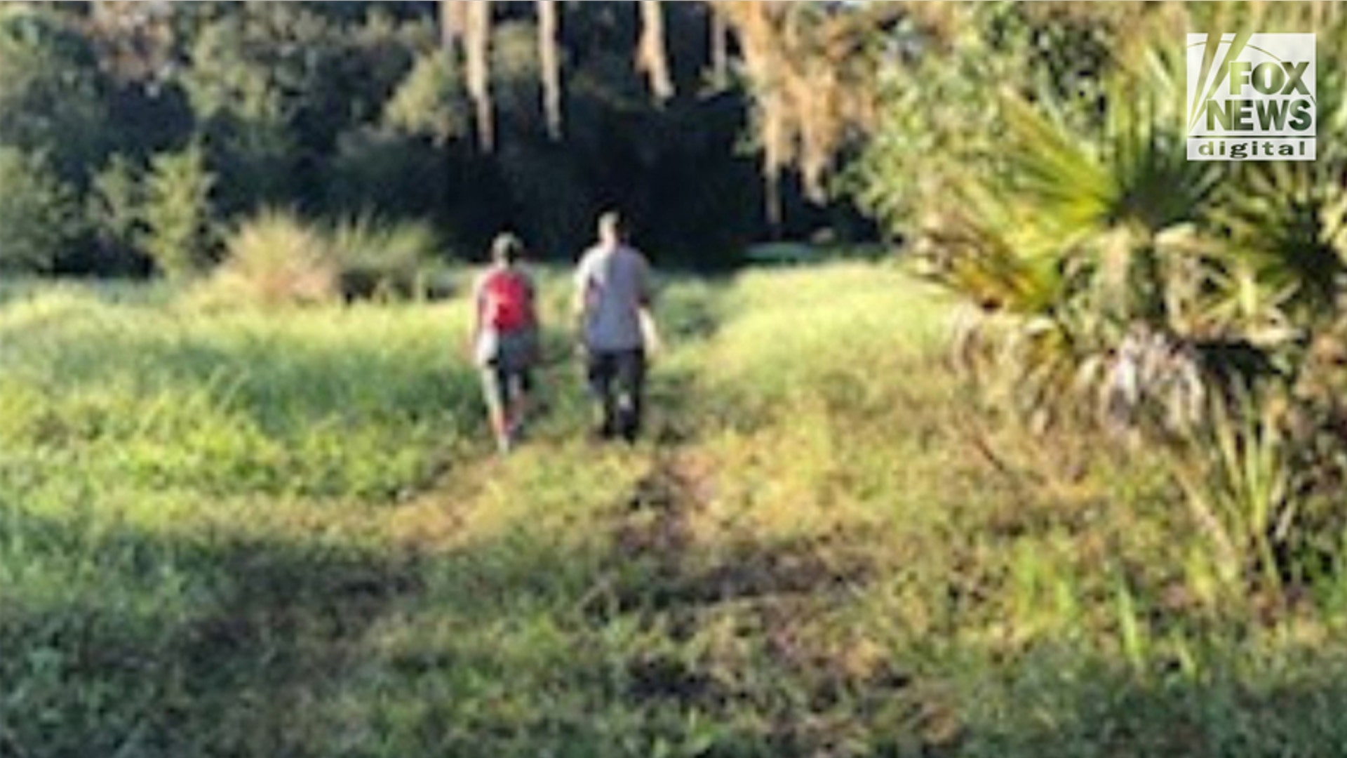 Images obtained exclusively by Fox News show Chris and Roberta Laundrie in the  Myakkahatchee Creek Environmental Park with at least one law enforcement officer on Wednesday
