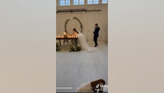 Bride’s bouquet catches fire in viral TikTok video: ‘I just froze’