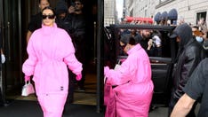 Kim Kardashian and Kanye West spotted leaving Ritz Carlton ahead of her first 'SNL' appearance