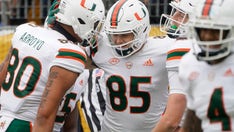 Van Dyke outduels Pickett, Miami edges No. 17 Pitt 38-34